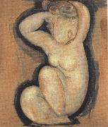 Amedeo Modigliani Caryatid (mk39) oil on canvas